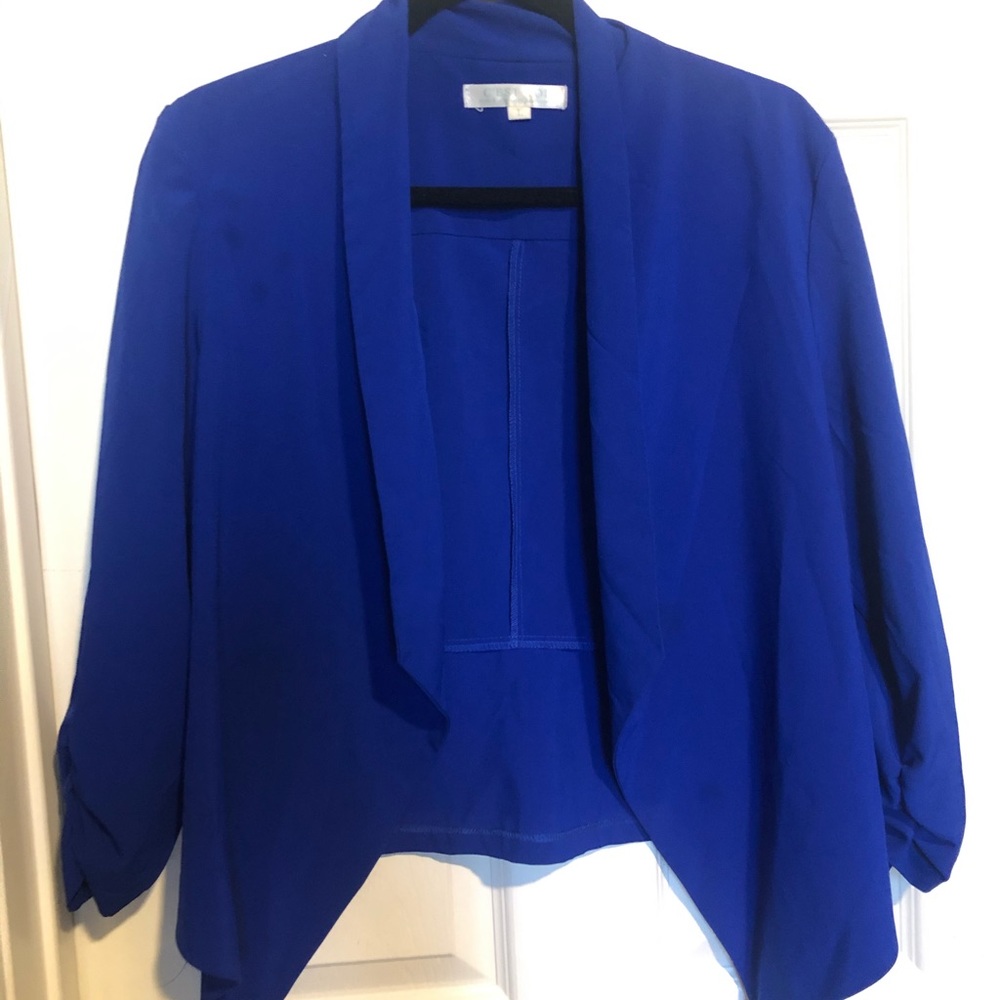 Royal blue blazer